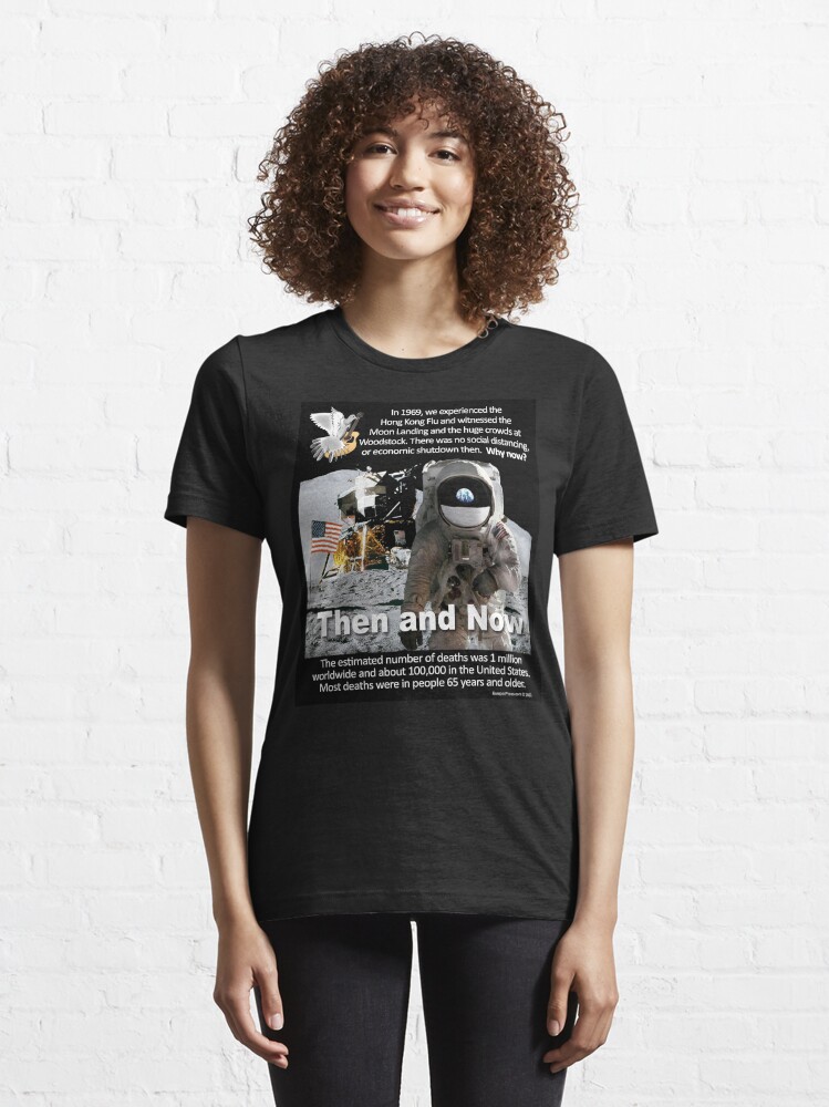 Thumbnail 6 of 7, Essential T-Shirt, Then and Now designed and sold by ayemagine.