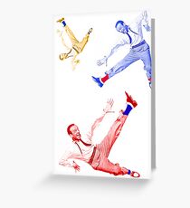 Jumping Fred Flash 1 Greeting Card