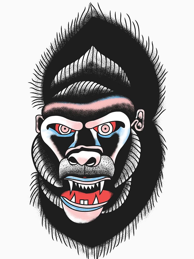 gorilla tattoo flash