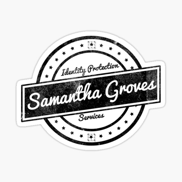 Person of Interest - Samantha Groves Identity Protection Services Sticker
