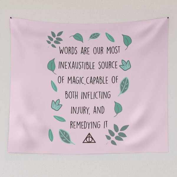 Item preview, Words are our most inexaustible source of Magic - Magic Wizard Quote designed and sold by NickiCollings.