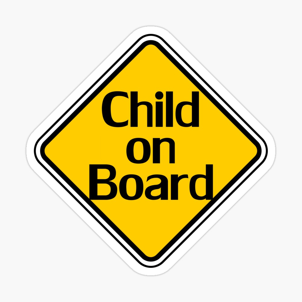 Fotoelektrisch Beheren Polijsten Child on board auto car bumper sticker Baby Shower Gift sign poster" Poster  for Sale by deanworld | Redbubble