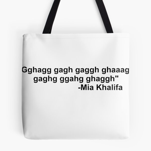 Item preview, Mia Khalifa Quote designed and sold by Sophia Kendall.