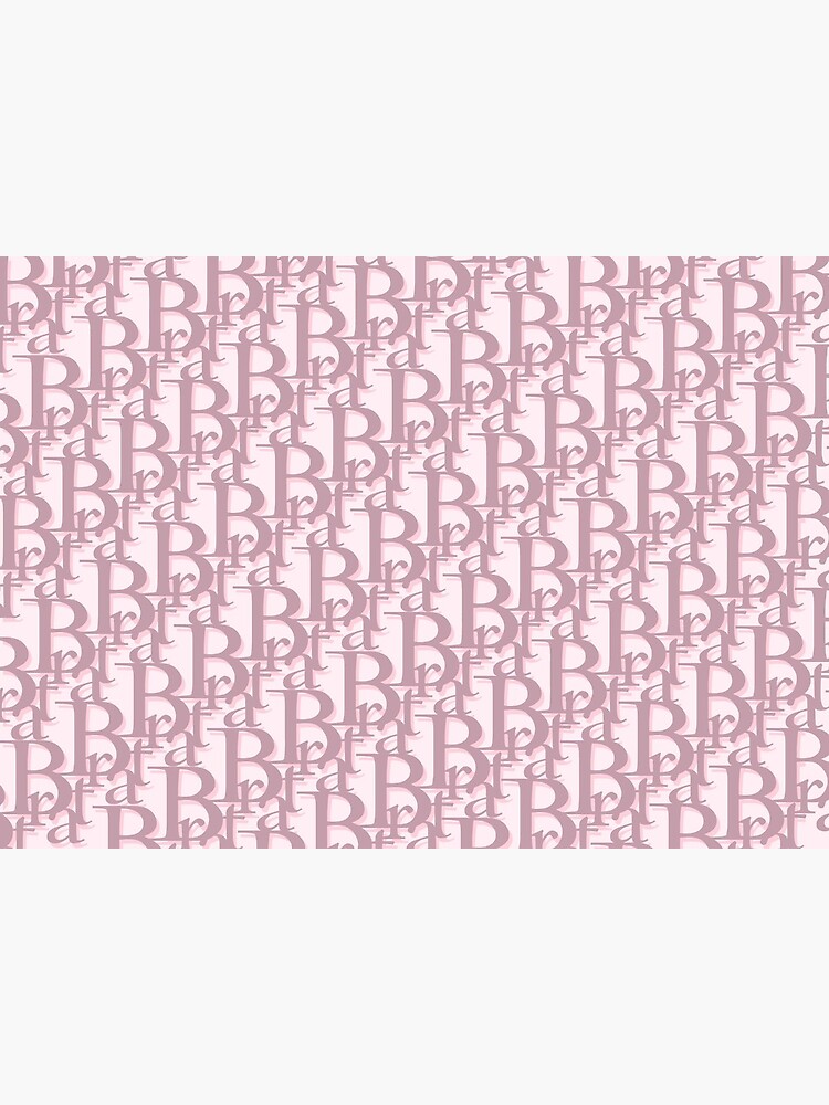 Brat Y2K Pink Monogram Greeting Card for Sale by Dior-Bunny