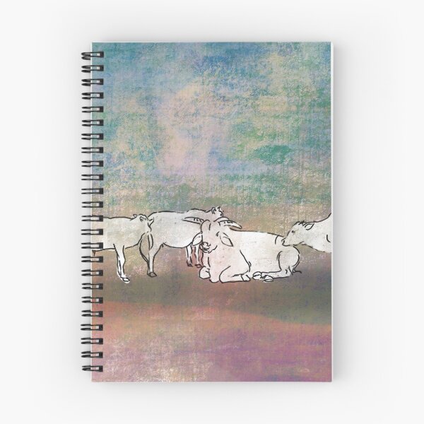 Item preview, Cows colorful illustration designed and sold by NaliniLe.