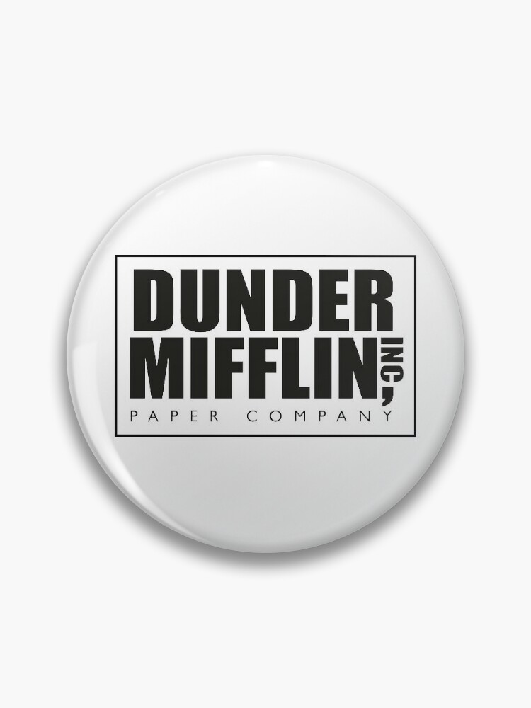 Dunder Mifflin Inc Paper Company Office Logo - The Office - Pin