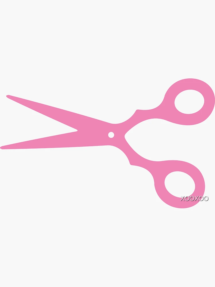 Hair Scissors Pastel Pattern Sticker for Sale by XOOXOO