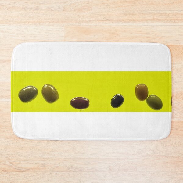 Item preview, various olives floating on olive oil surface semi-submerged. designed and sold by Artem Ogurtsov.