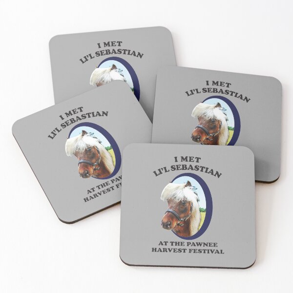Lil Sebastian - Parks and Recreation Coasters (Set of 4)
