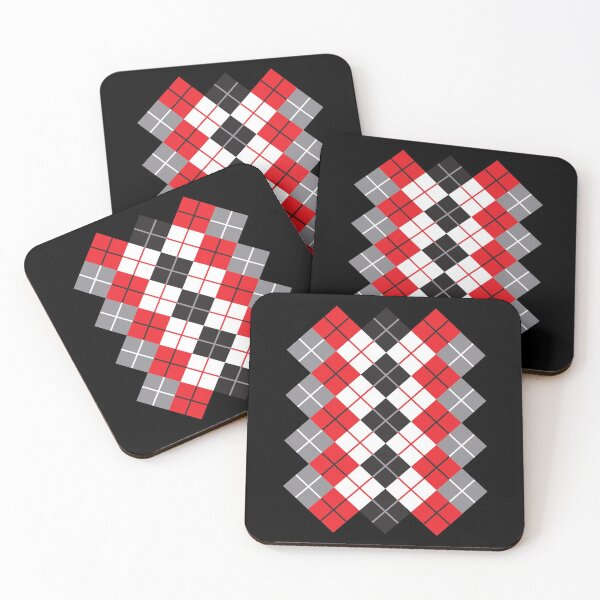 Item preview, Red, White and Grey Argyle Design designed and sold by Lisann.