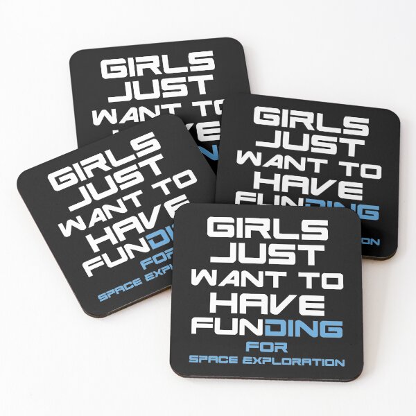 Item preview, FUNding For Space Exploration Funny Girls Astronaut graphic designed and sold by jakehughes2015.