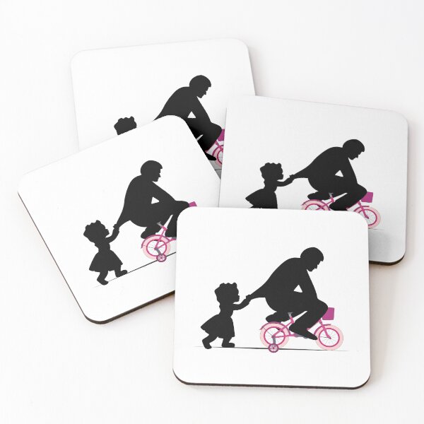 Item preview, Funny Cyclist Riding Kid Pink Bike designed and sold by Rahdoo.