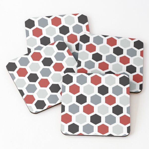 Item preview, Red Geometric Pattern designed and sold by lizmcginn.
