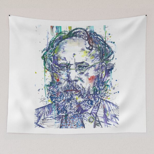 Item preview, PIERRE-JOSEPH PROUDHON watercolor and ink portrait designed and sold by lautir.
