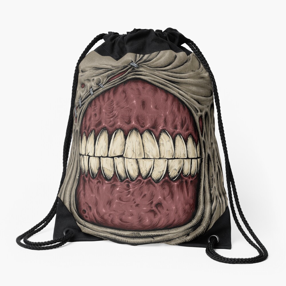 Face of NEMESIS Drawstring Bag