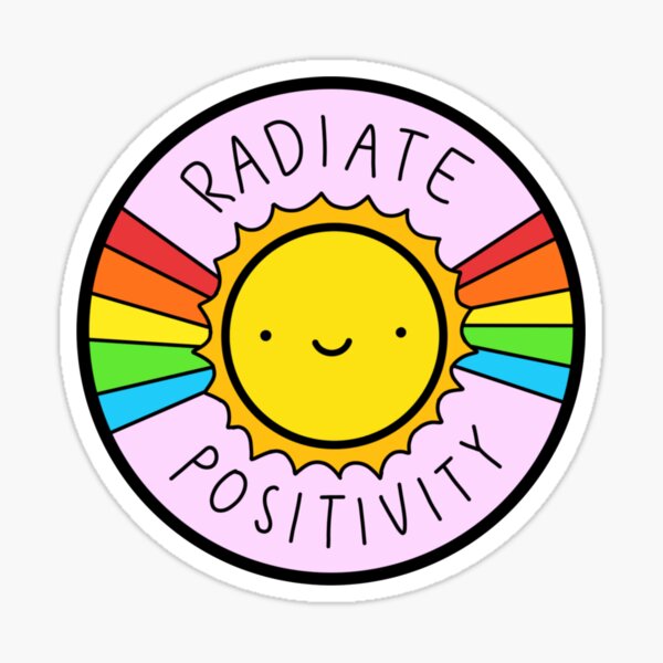 Artikel-Vorschau von Positivitätsaufkleber ausstrahlen, designt und verkauft von Crafty-10.