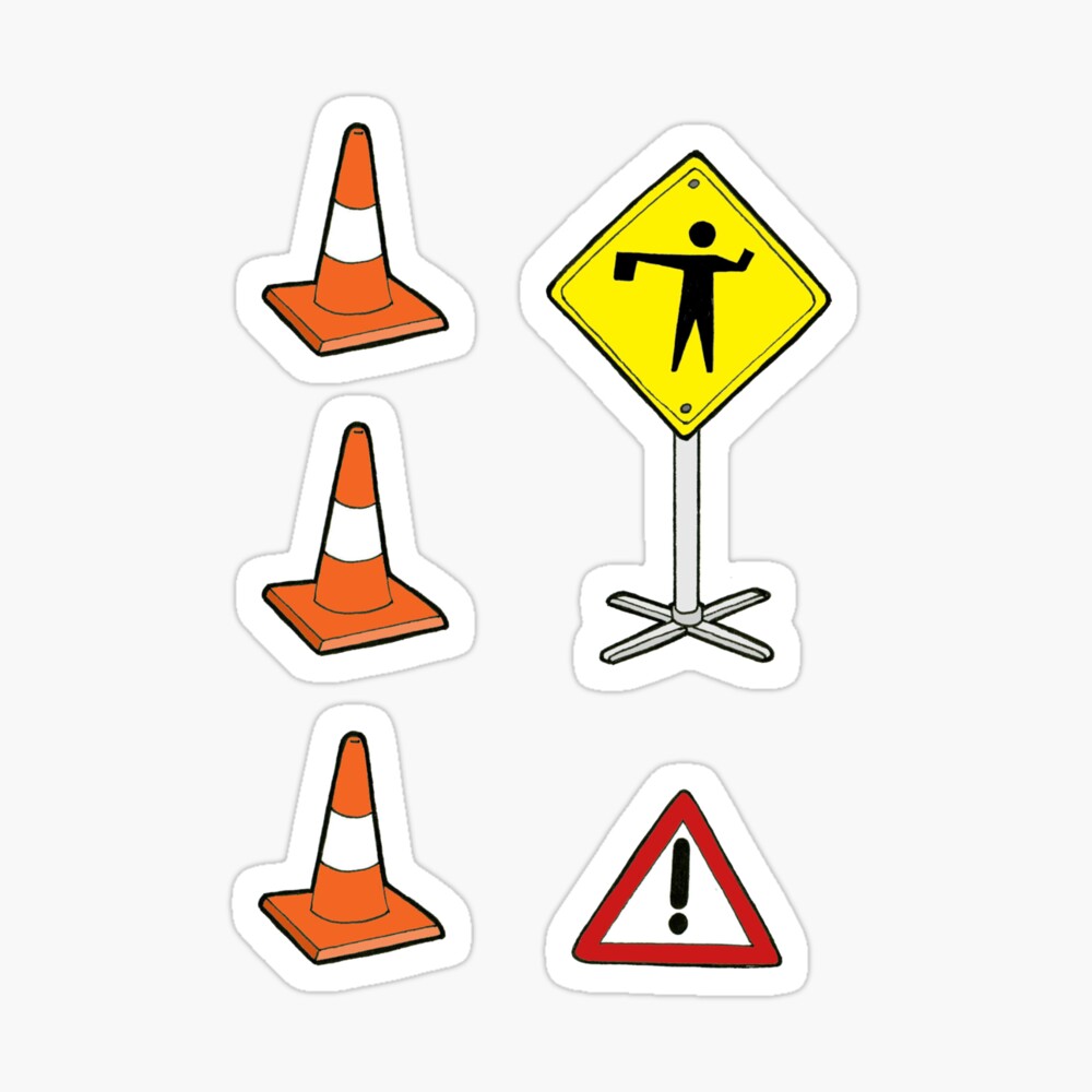Road Signs Set #3 Sticker