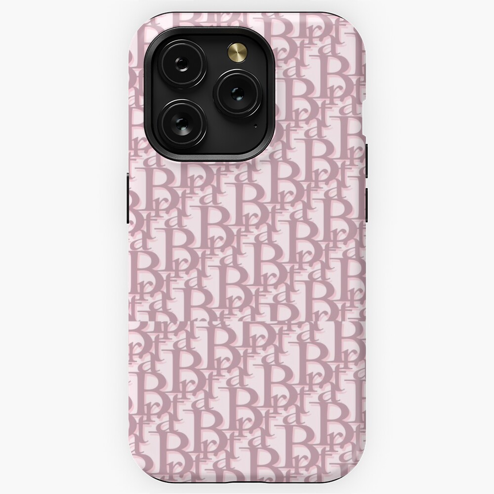 Brat Y2K Pink Monogram iPhone Case for Sale by Dior-Bunny