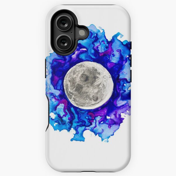 Aperçu de l'œuvre Lune aquarelle créée et vendue par KittenCabDoodle.