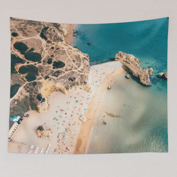 Item preview, Aerial Beach Print, Ocean Landscape Print, Lagos Bay Coast, Algarve Portugal, Drone Photography, Beach Print, Wall Decor, Beach Photography designed and sold by radub85.