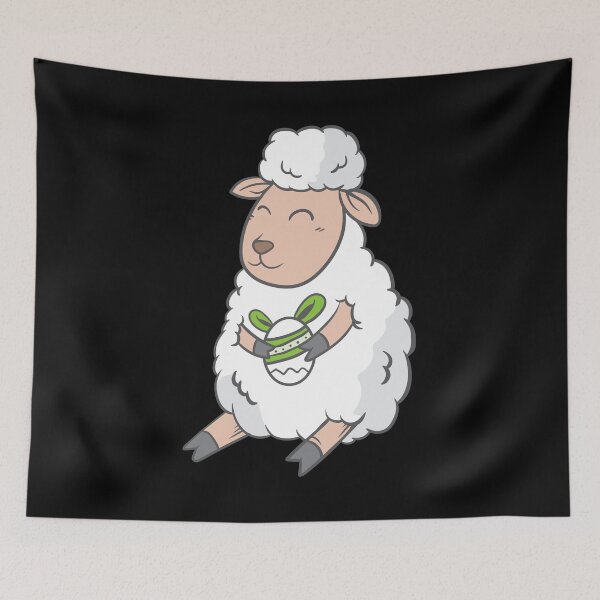 Item preview, Cute Easter Egg Happy Animal Sheep Gift designed and sold by haselshirt.