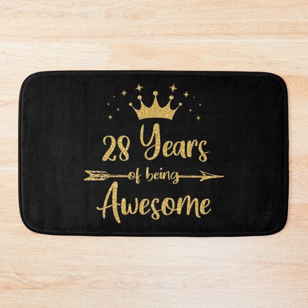Item preview, Womens 28 Years Of Being Awesome Women 28th Happy Birthday graphic designed and sold by Grabitees.