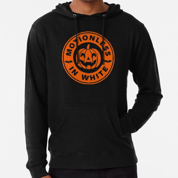 Bewegungslos in Weiß - Halloween Leichter Hoodie
