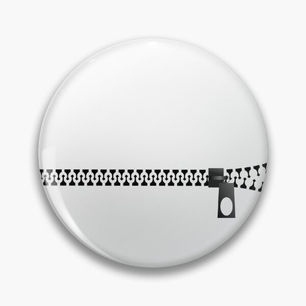 Item preview, Black Zipper in White designed and sold by Roy Store.