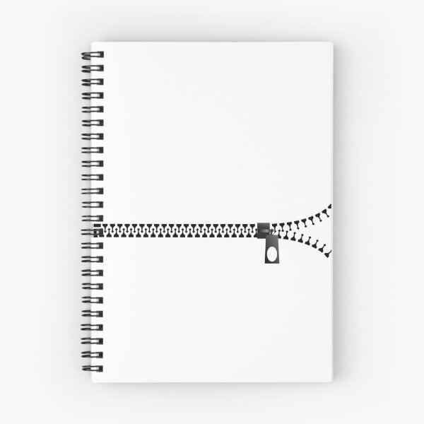 Item preview, Black Zipper in White designed and sold by Roy Store.