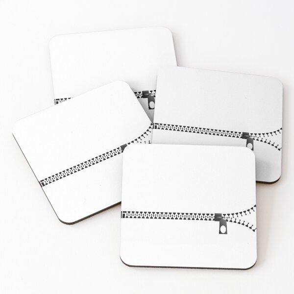 Item preview, Black Zipper in White designed and sold by Roy Store.