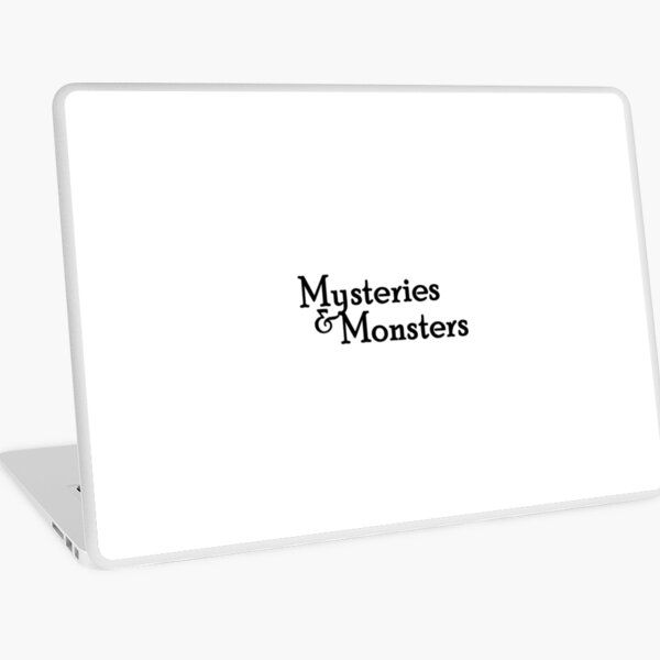 Mysteries and Monsters Podcast plain style Laptop Skin