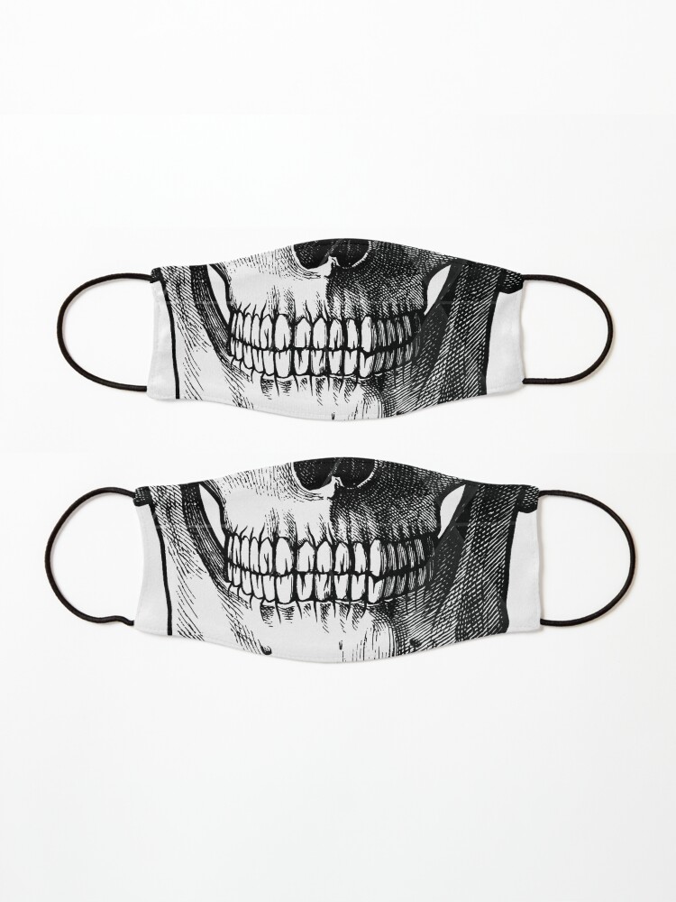 Alternate view of Dias de Los Geomuertos Mask