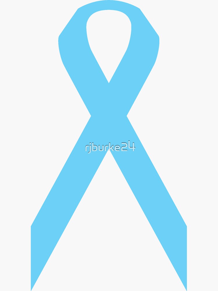 Prostate Cancer Awareness Ribbon Sticker For Sale By Rjburke24   Bg,f8f8f8 Flat,750x,075,f Pad,750x1000,f8f8f8 