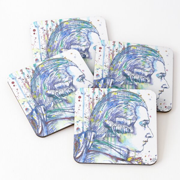 Item preview, MARQUIS DE SADE watercolor and ink portrait designed and sold by lautir.