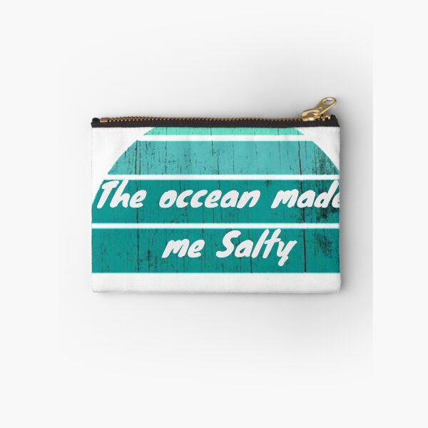 Aperçu de l'œuvre  L'océan m'a fait salé Graphic Tee femmes T-shirt Tumblr vêtements Hipster chemises sérigraphie drôle T-shirts pour les adolescents adolescent cadeau pour elle créée et vendue par Wideworld.
