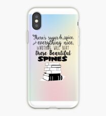 Vinilo o funda para iPhone Sugar and Spines (with bg)