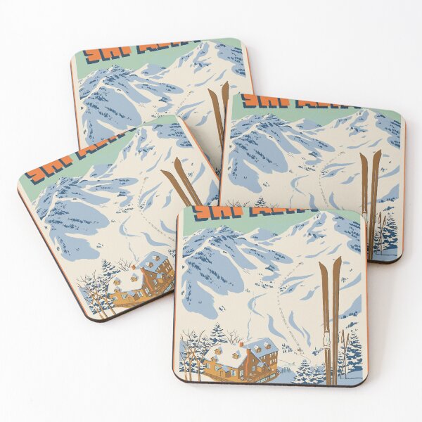Item preview, Ski Alta Vintage Poster, Alta Utah designed and sold by ROEDERcraft.
