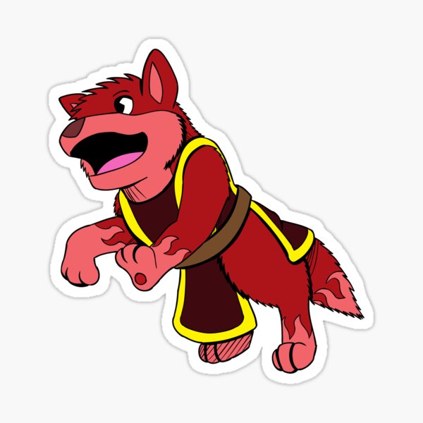 Knightic Wolf - Page Sticker