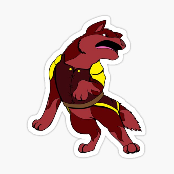 Kinghtic Wolf - Squire Sticker