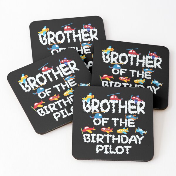 Item preview, Brother Of The Birthday Pilot Kid Aviator B-day Party product designed and sold by Grabitees.