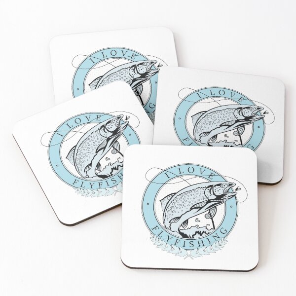 Item preview, I Love Fly Fishing and Nature - Bass - Perch designed and sold by TigerSoulDesign.
