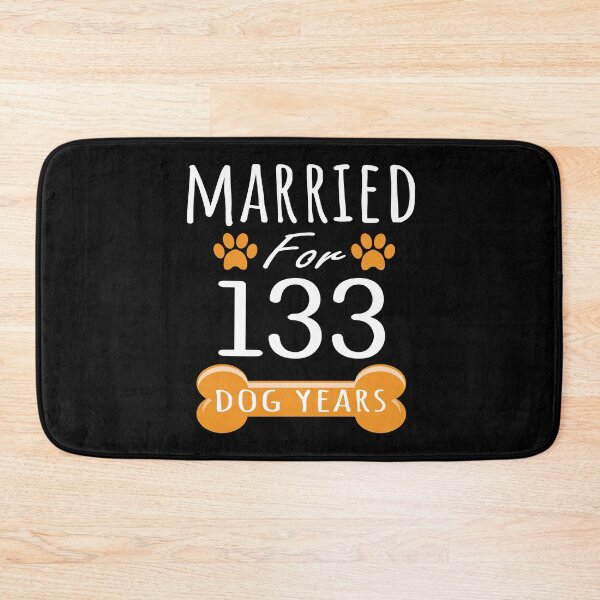 Item preview, 19th Anniversary Funny Married For 133 Dog Years Marriage product designed and sold by Grabitees.