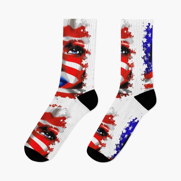 Item preview, Usa Flag on Girl's Face designed and sold by BluedarkArt.