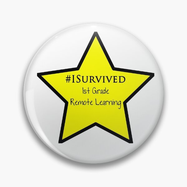 Item preview, Star - I Survived 1st Grade Remote Learning designed and sold by sampainter.
