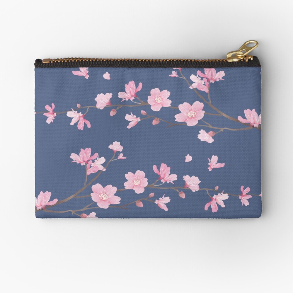 Cherry Blossom - Denim Bolsos de mano