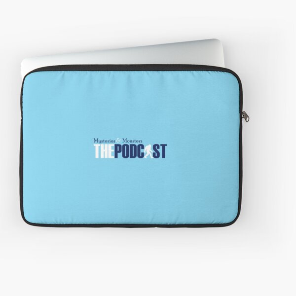 Mysteries and Monsters Blue & White Laptop Sleeve