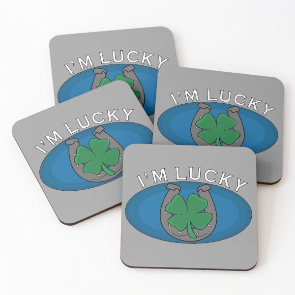 Item preview, Lucky Horseshoe and Clover- I'm lucky designed and sold by Shanestillz.