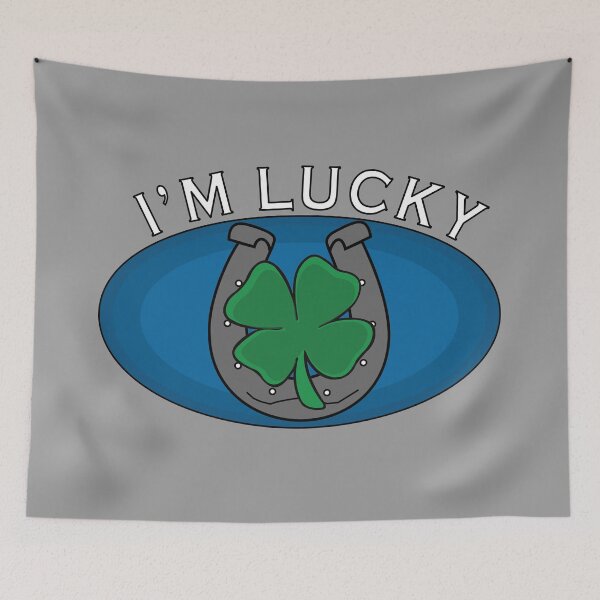 Item preview, Lucky Horseshoe and Clover- I'm lucky designed and sold by Shanestillz.