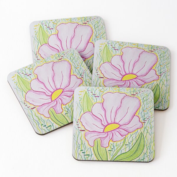 Item preview, Pink Flower - Watercolor Pens designed and sold by ckylin.