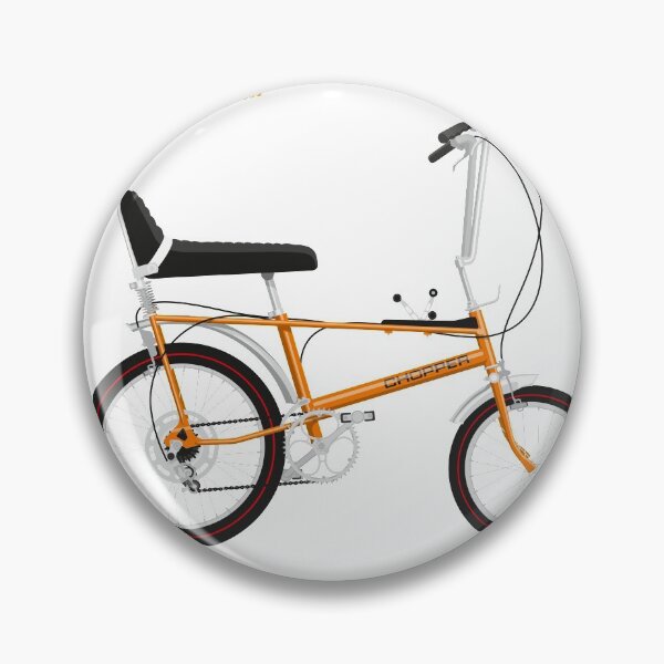 Item preview, Classic Raleigh Chopper Mk1 10 Speed in Pumpkin Orange designed and sold by Tunstall Illustration.